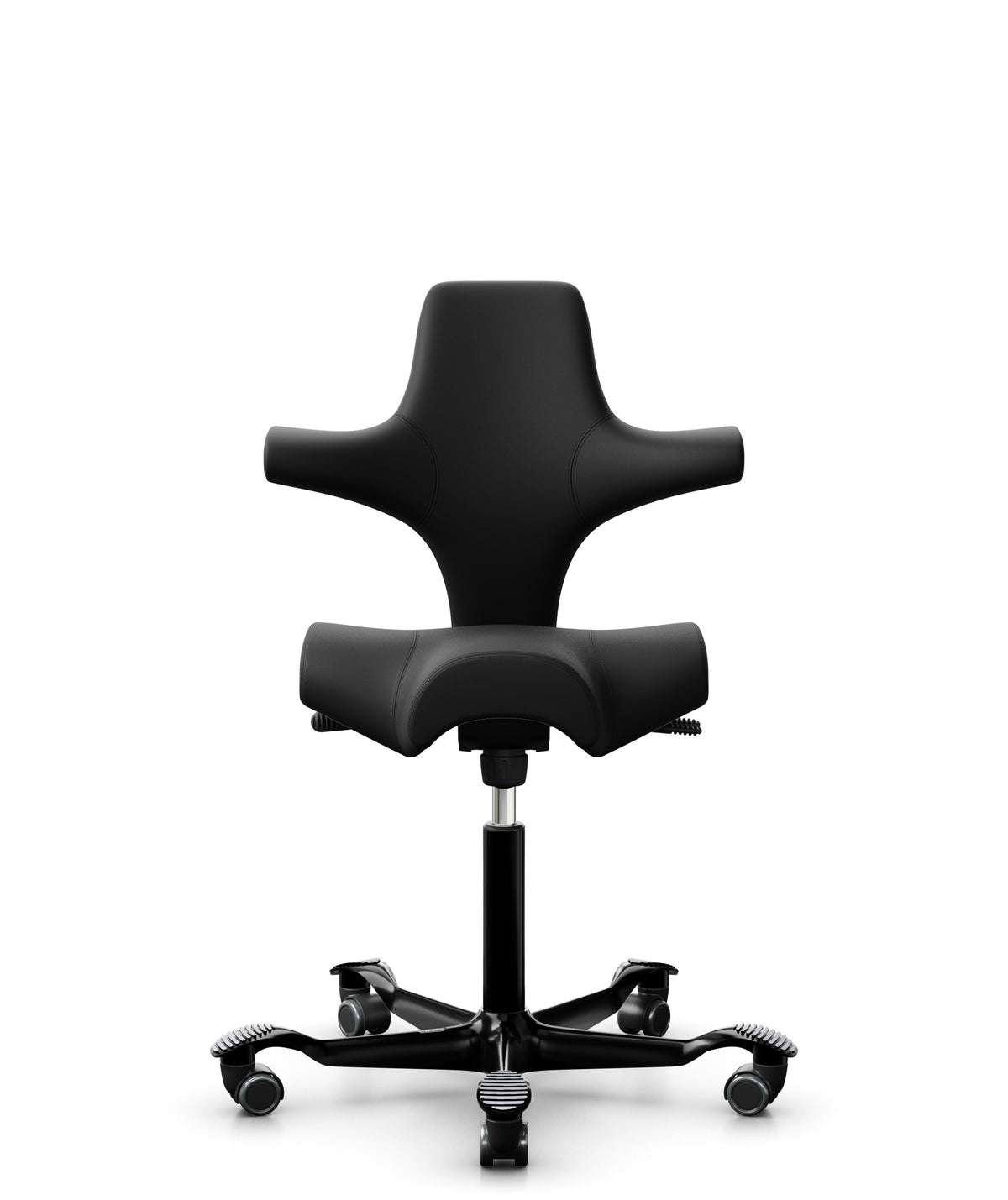 HÅG Capisco 8106 Ergonomic Office Chair Black Illusion Nevotex (PU Artificial Leather)