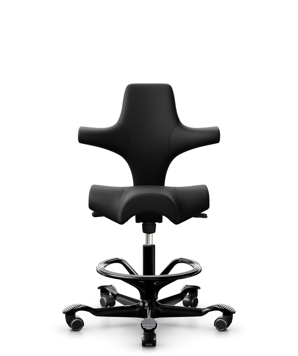 HÅG Capisco 8106 Ergonomic Office Chair Black Illusion Nevotex (PU Artificial Leather)