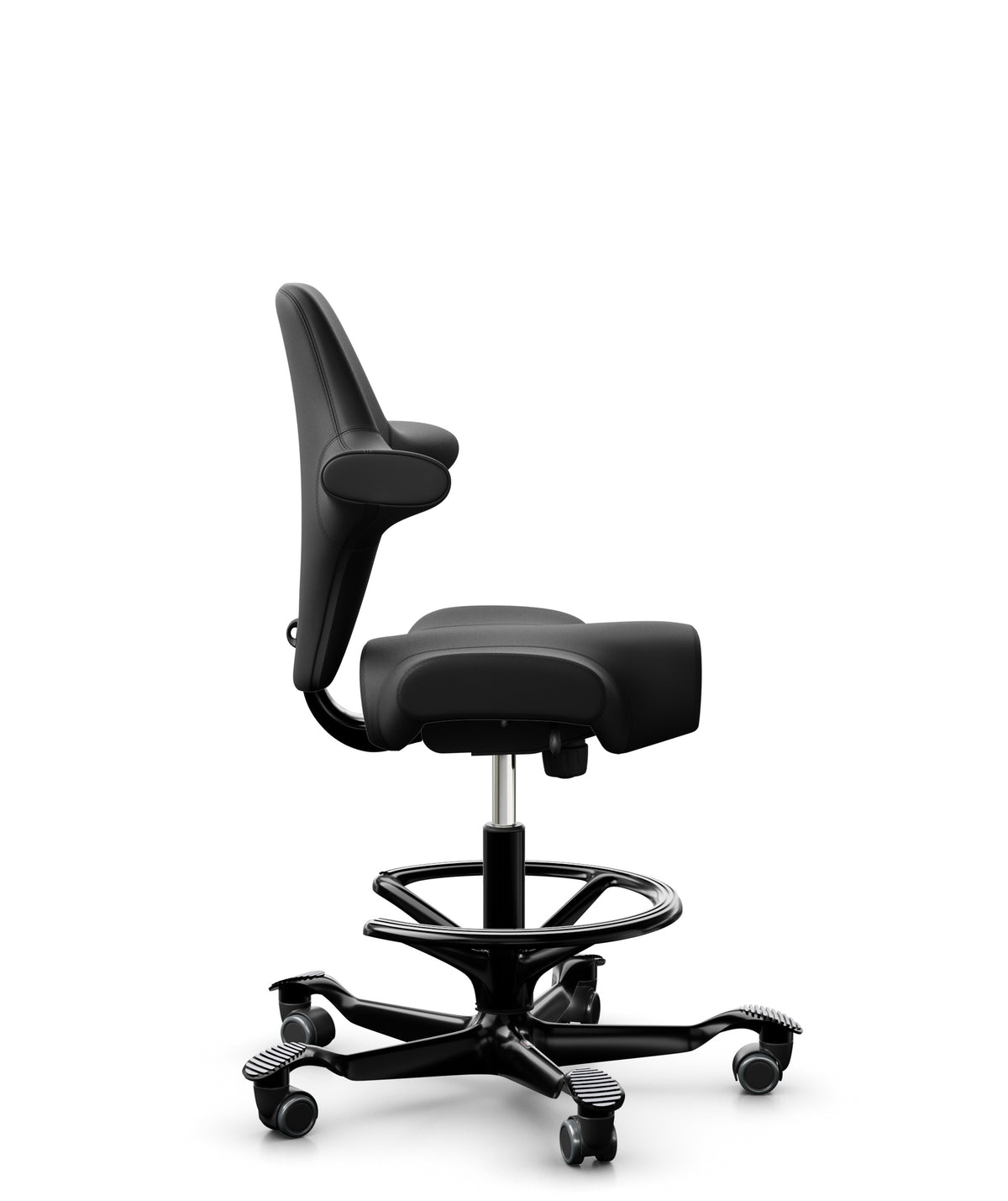 HÅG Capisco 8106 Ergonomic Office Chair Black Illusion Nevotex (PU Artificial Leather)
