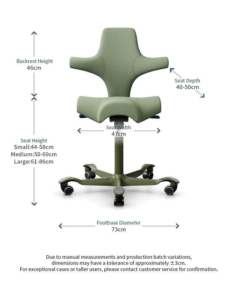 HÅG Capisco 8106 Ergonomic Office Chair Black Illusion Nevotex (PU Artificial Leather)