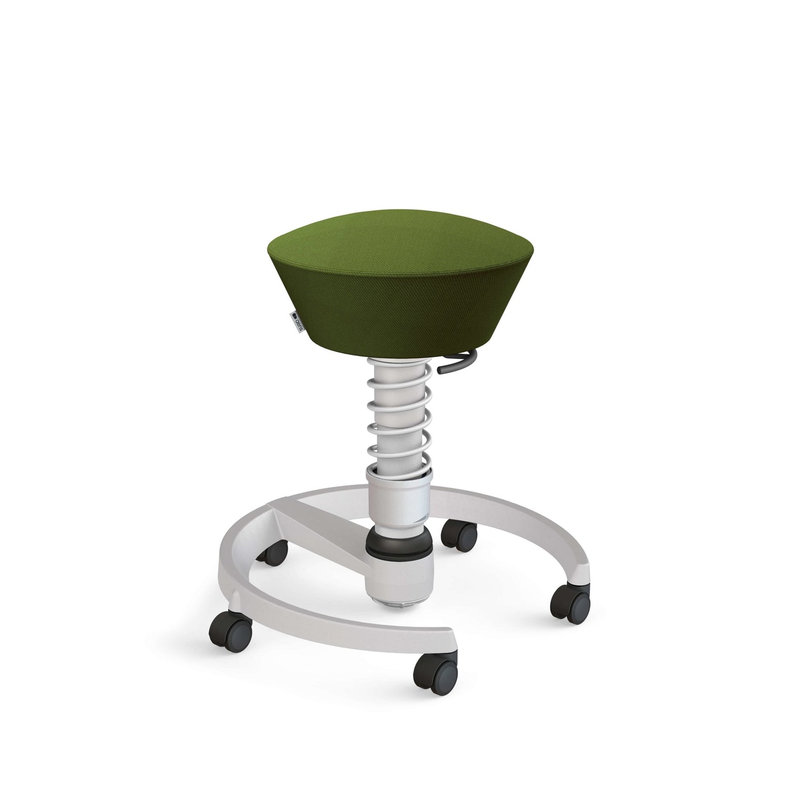 Aeris Swopper: Castors, Light Grey Metallic - ergokid Singapore