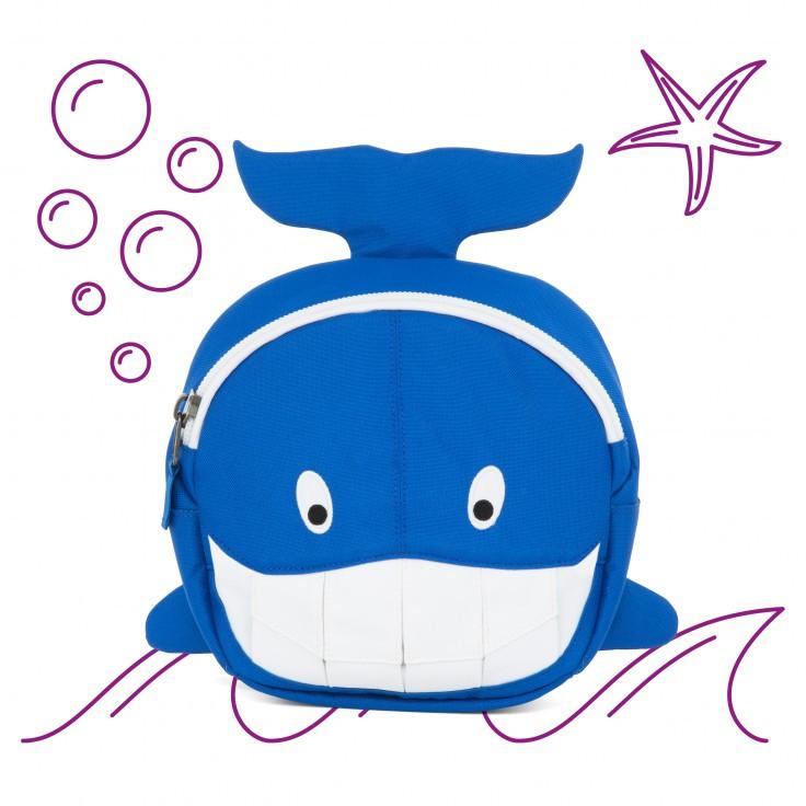 Affenzahn Small Willi Whale animal toddler backpack