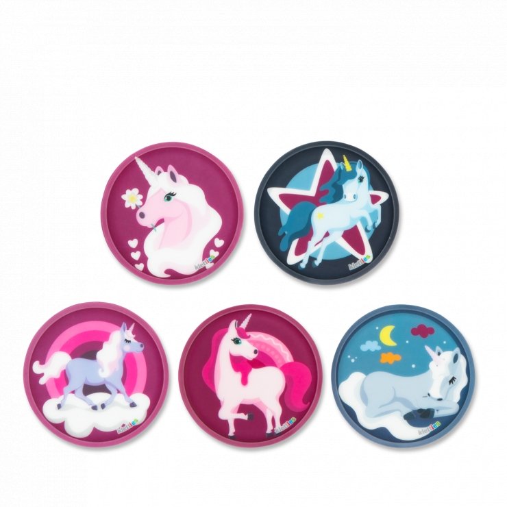ergobag Klettie 5-piece Set Matte Unicorns - ergokid Singapore
