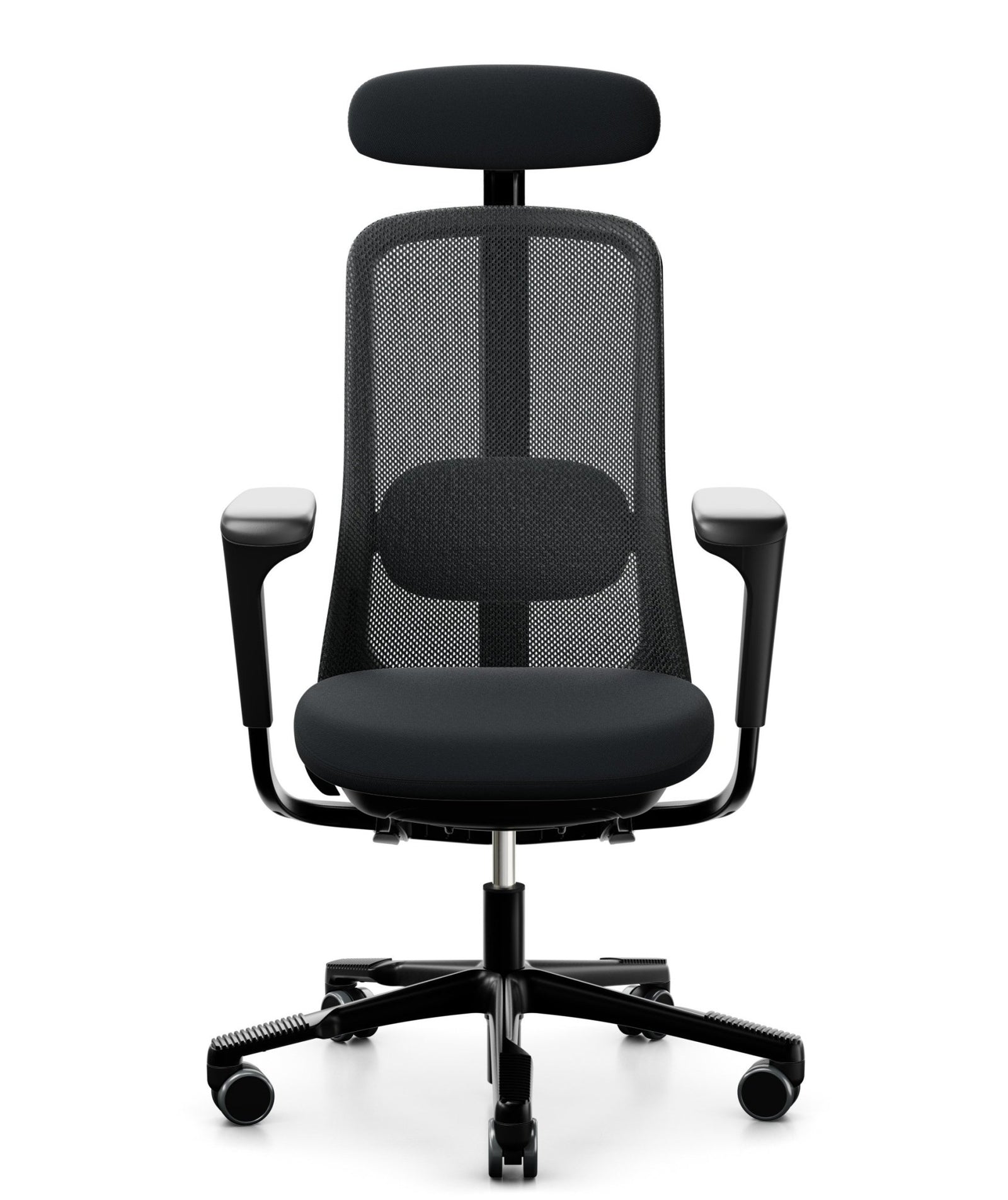 HÅG SoFi Mesh 7500 Ergonomic Office Chair with Headrest - Black - ergokid Singapore