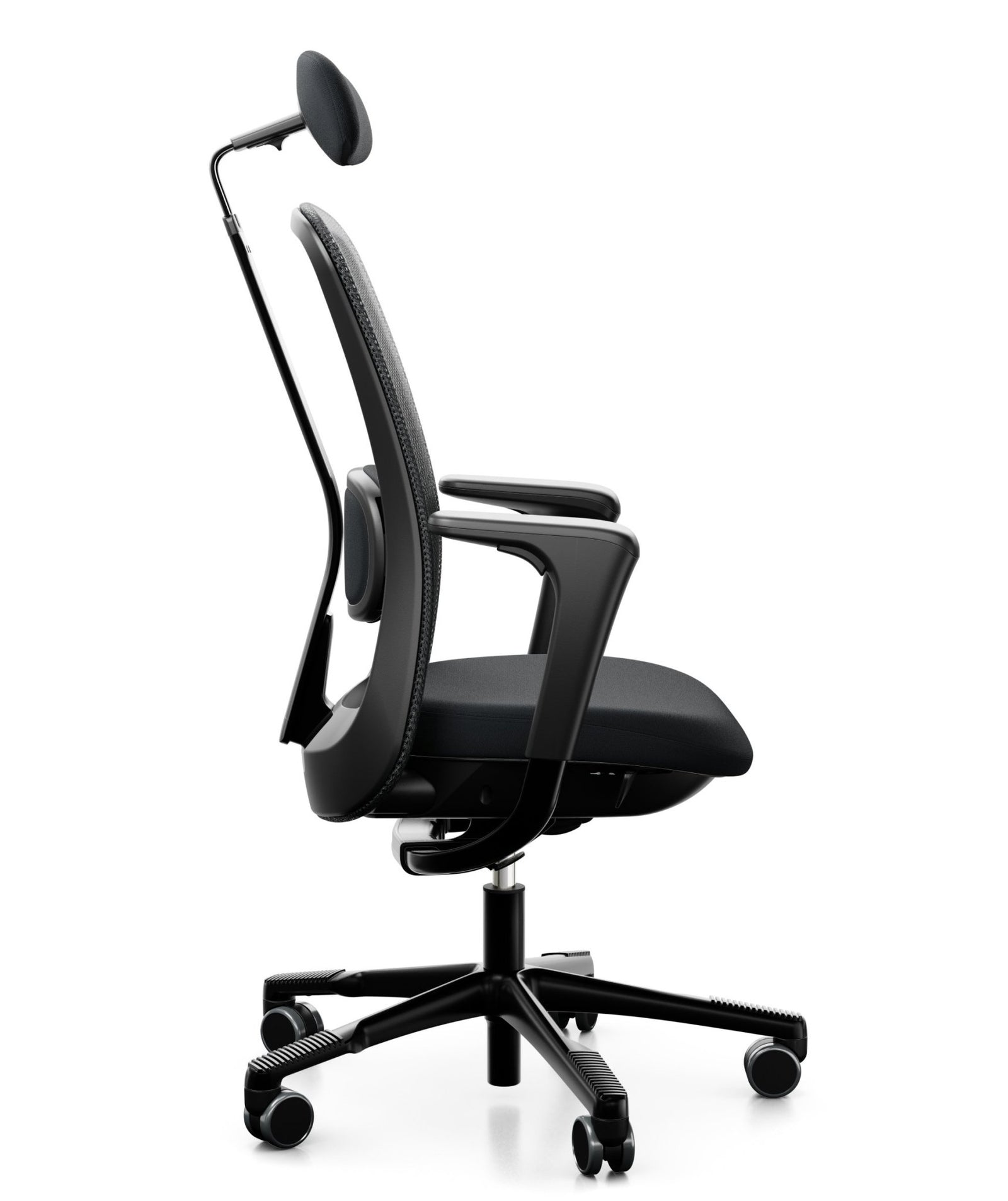 HÅG SoFi Mesh 7500 Ergonomic Office Chair with Headrest - Black - ergokid Singapore