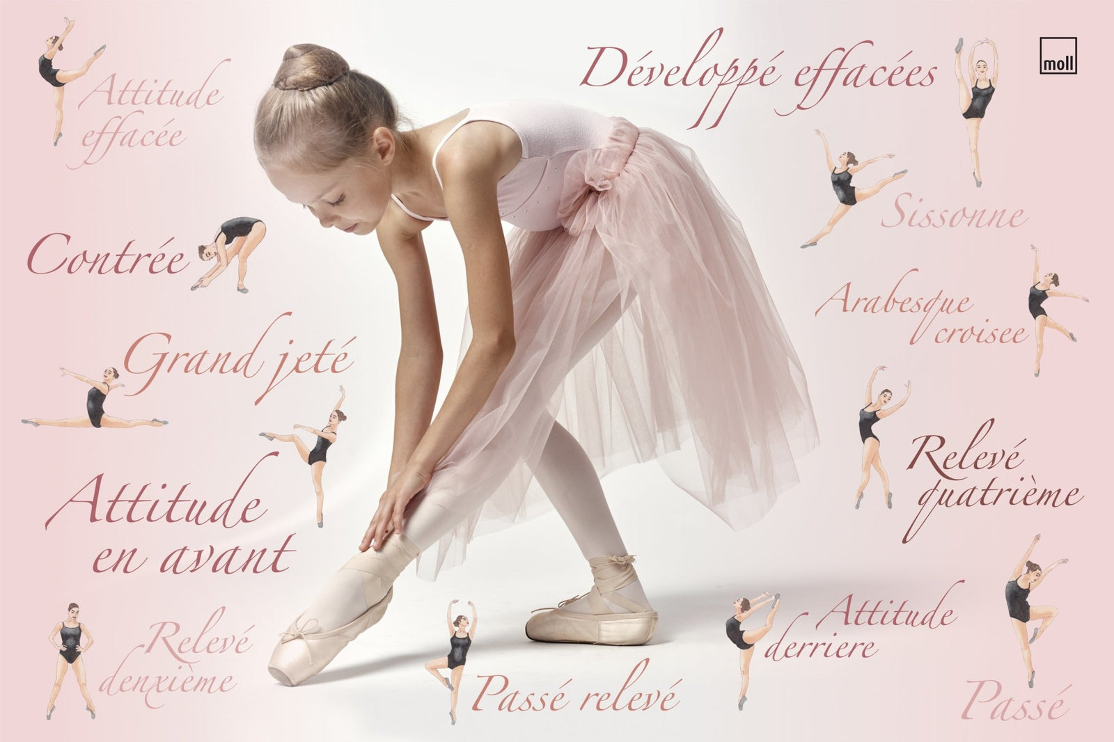 moll Blotting Pad - Ballerina - ergokid Singapore